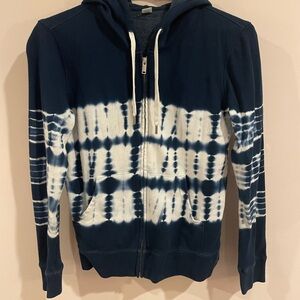 Tie dye Zip-up Hoodie